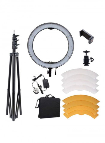 Dimmable Light With Stand 14inch Black