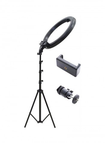 Dimmable Light With Stand 14inch Black