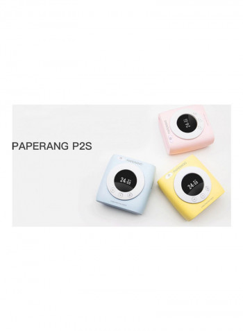 P2S Wireless Pocket Mini Printer Pink
