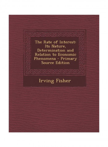 The Rate Of Interest Paperback