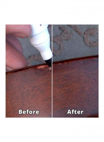 4-Piece Wood Furniture And Floor Repair Markers Brown/Black