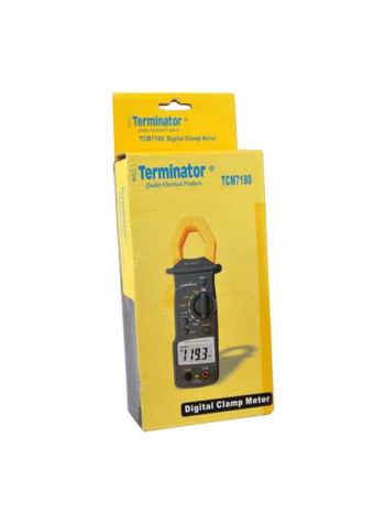 Digital Clamp Meter Black/Yellow
