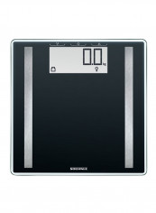 Digital Personal Bathroom Scales Black 31x2.1x31centimeter