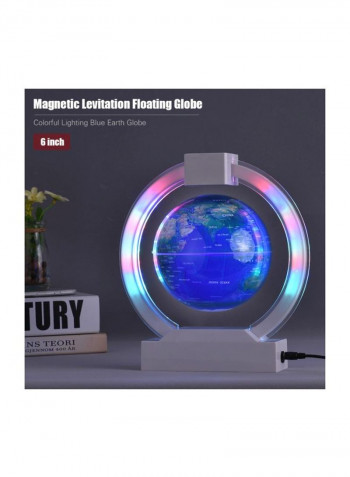 LED Floating Globe Blue