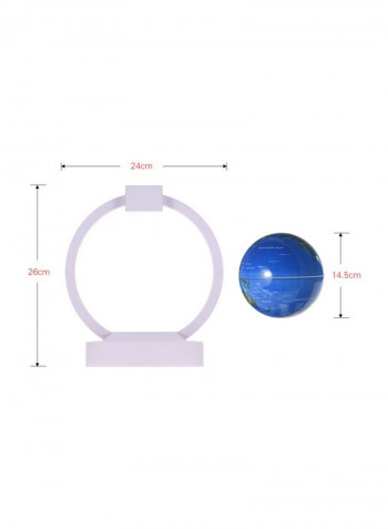 LED Floating Globe Blue