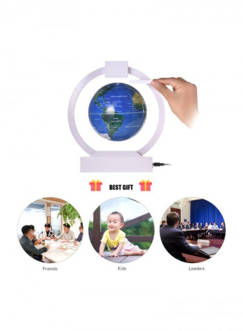 LED Floating Globe Blue