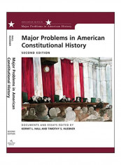 Major Problems In American Constitutional History Paperback