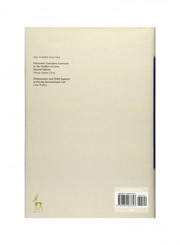 Choice Of Law Contract Hardcover