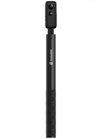 Invisible Selfie Stick And Tripod Handle Black