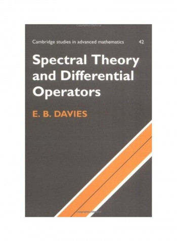 Spectral Theory And Differential Operators Paperback English by E. B. Davies reviews Spectral Theory And Differential Operators Paperback English by E. B. Davies