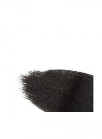 7-Piece Straight Hair Extension Black 18inch
