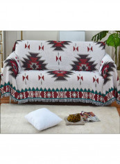 Nordic Geometric Pattern Sofa Slipcover Multicolour L