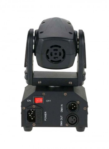 Moving Head Auto Running LED Light Black