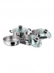 Vinod 4-Piece Stainless Steel Cookware Set silver 19x13x6inch