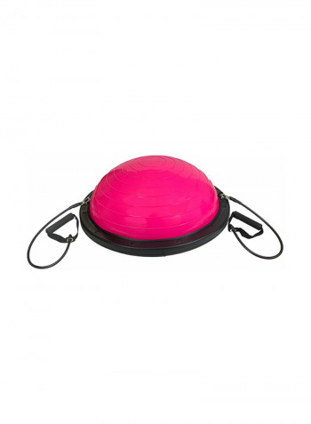 Yoga Half Balance Ball Board Pink Black 65 x 65 x 30cm