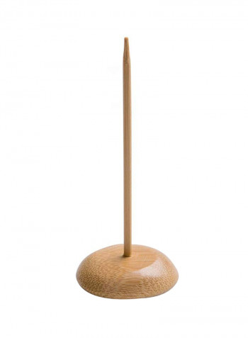 100-Piece Bamboo Pedestal Cocktail Pick Brown 1.5inch