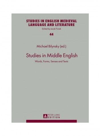 Studies In Middle English: Words, Forms, Senses And Texts Hardcover English - 09 Jul 2014