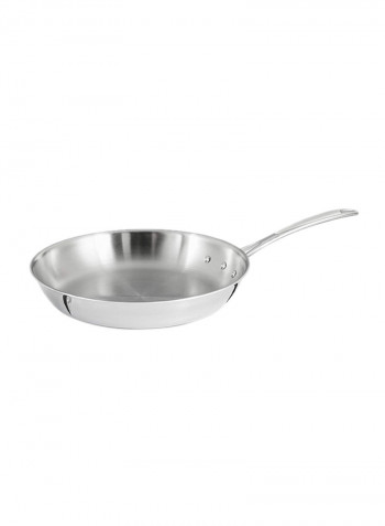 Tri-Ply Stainless Steel Fry Pan Silver 10inch