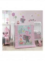 3-Piece Twinkle Toes Jungle Elephant Bedding Set