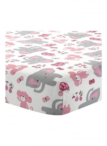 3-Piece Twinkle Toes Jungle Elephant Bedding Set