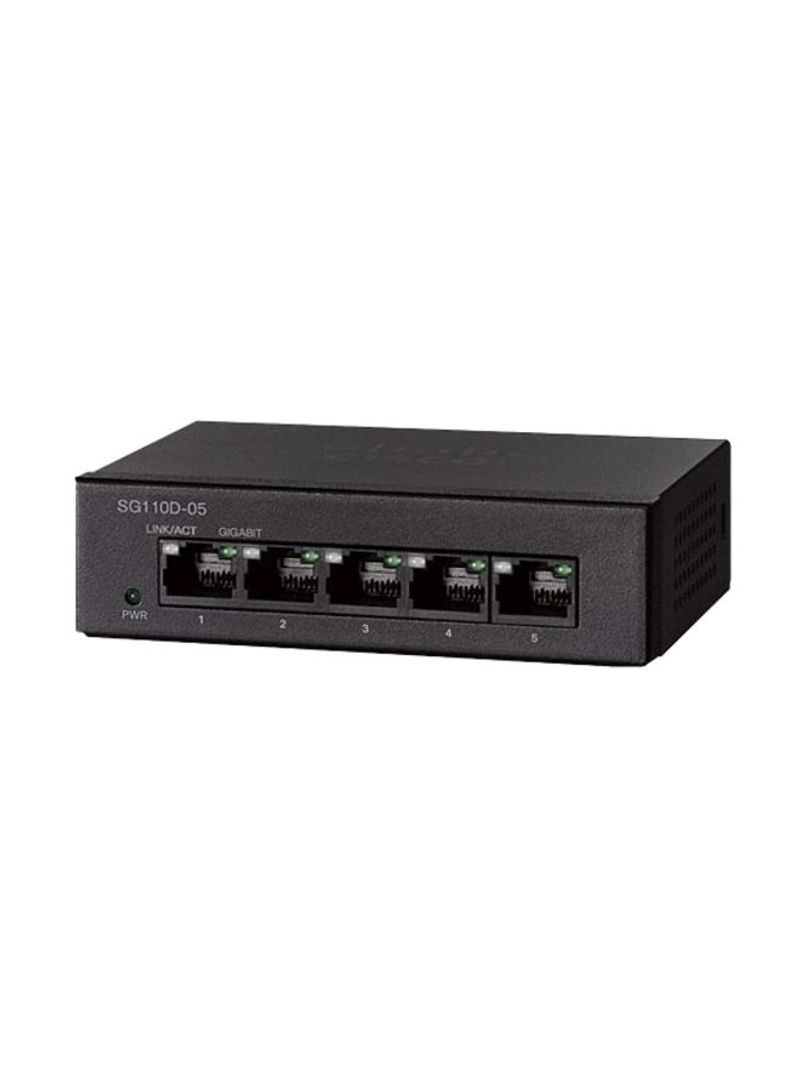 5-Port Ethernet Switch Black