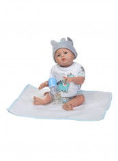 Reborn Baby Doll With Plush Toy 20inch