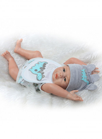 Reborn Baby Doll With Plush Toy 20inch