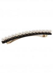 Simple Skinny Pearl Barrette