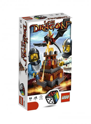 136-Piece Lava Dragon Game Set 3838 14.4x6.7x27.2cm