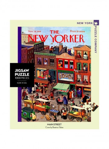 1000-Piece Main Street The New Yorker Jigsaw Puzzle Set 851996002666