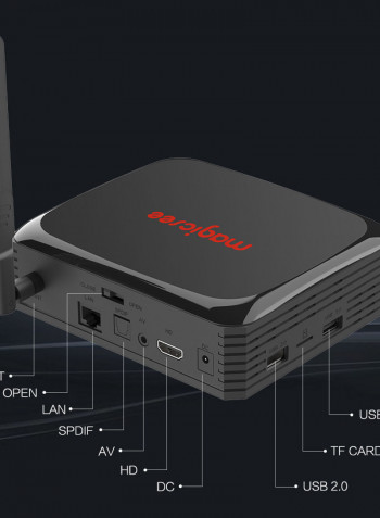 N5 Plus Smart TV Box LU-V5-603 Black