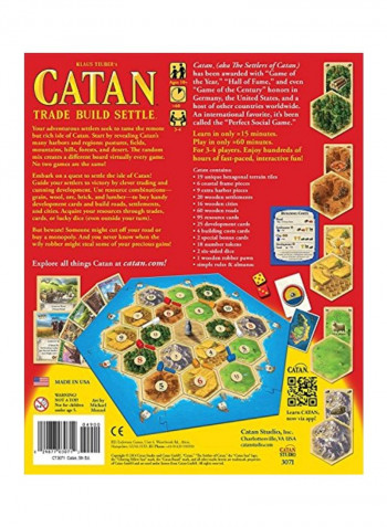 Trade Build Settle Board Game CN3071