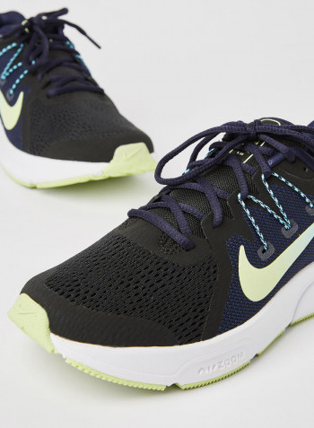 Lace-Up Comfortable Stylish Sports Shoes Black/White