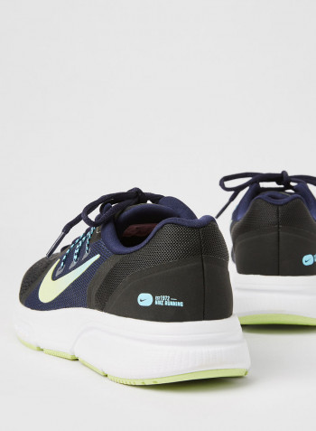 Lace-Up Comfortable Stylish Sports Shoes Black/White