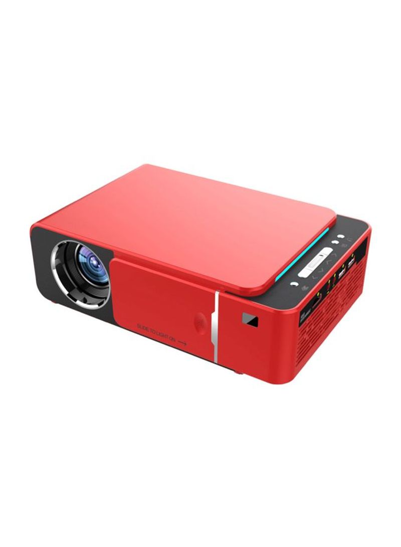 Portable LCD Projector Red/Black