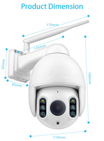 K64A 16X Zoom WiFi 1080P PTZ IP Camera