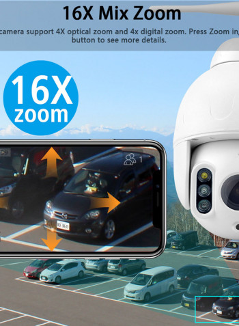 K64A 16X Zoom WiFi 1080P PTZ IP Camera