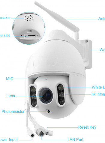 K64A 16X Zoom WiFi 1080P PTZ IP Camera