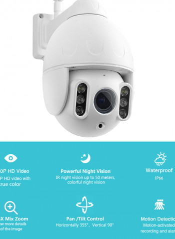 K64A 16X Zoom WiFi 1080P PTZ IP Camera