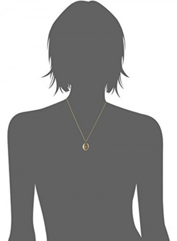 14 Karat Gold-Filled Polished Oval Pendant