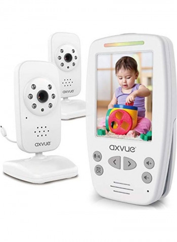 Baby Monitor With 2 Cameras And Vertical Screen