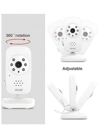 Baby Monitor With 2 Cameras And Vertical Screen