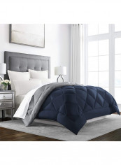 Restoration Goose Down Alternative Comforter Navy Blue 89 x 89inch