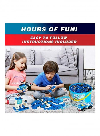 1338-Piece City Police Station And Mobile Command Center Building Set