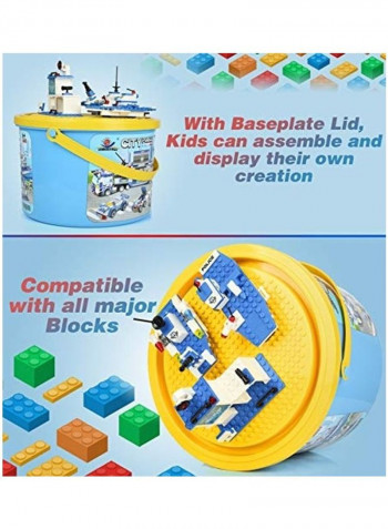 1338-Piece City Police Station And Mobile Command Center Building Set