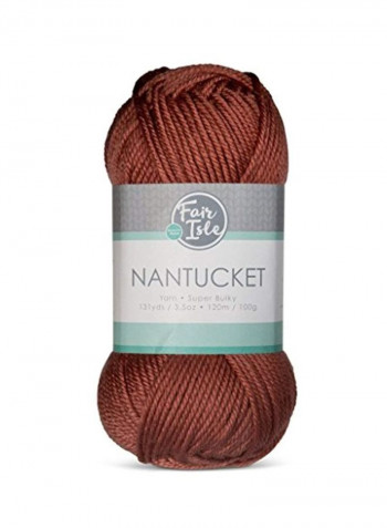 Wool Nantucket Yarn Rhubarb 131yard