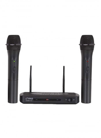 Dual Channel Wireless Microphone System PDWM2130 Black