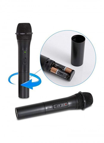 Dual Channel Wireless Microphone System PDWM2130 Black