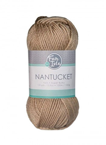 Nantucket Yarn Roll Sesame 131yard
