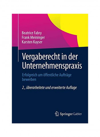 Vergaberecht In Der Unternehmenspraxis Paperback 2